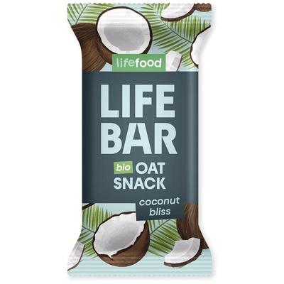 Lifefood Lifebar Oat Snack kokosový BIO 40 g Вкус: кокос