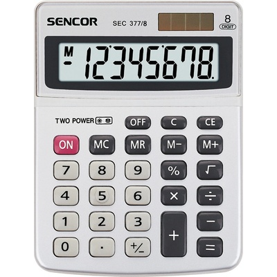 Sencor SEC 377/8 Stolná kalkulačka