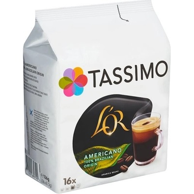 Tassimo L'OR Americano pražená mletá káva 16 x 8,5 g