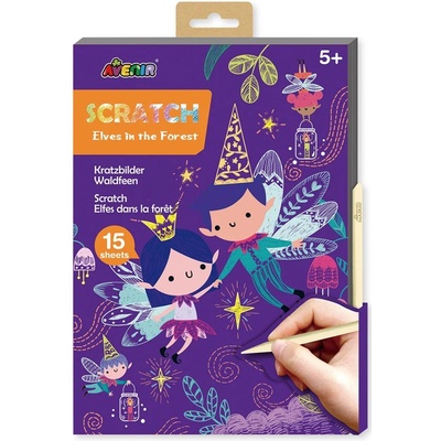 Avenir Škrabacia kniha A5 Elfovia v lese