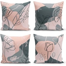 Minimalist Cushion Covers Draw Art 45 x 45 cm 4ks