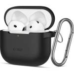 Tech-protect силиконов кукичка Apple AirPods 4 черен (5906302370047)