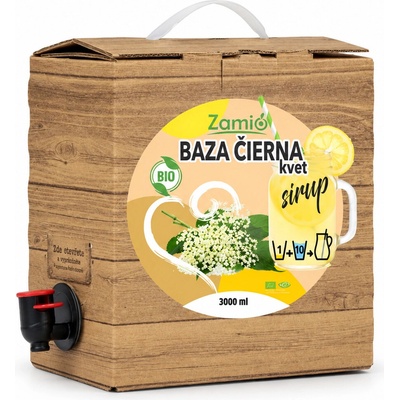 Zamio Sirup Bio Baza čierna 3000 ml