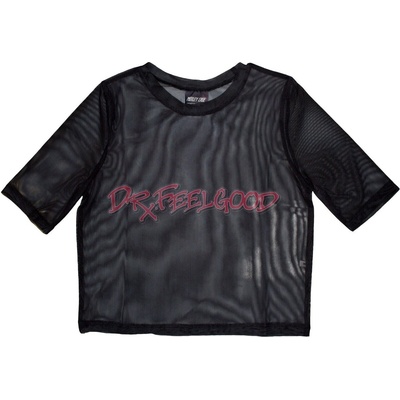 Mötley Crüe Dr Feelgood (Mesh) Black S Дамски Риза (MOTMCT68LB01)