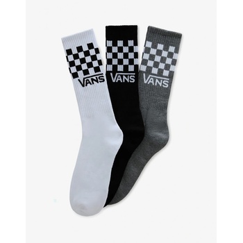 Vans pánské ponožky Classic Check Crew Black/White