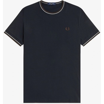 Fred Perry Тениска Fred Perry Twin Tipped T-Shirt - Navy 52A