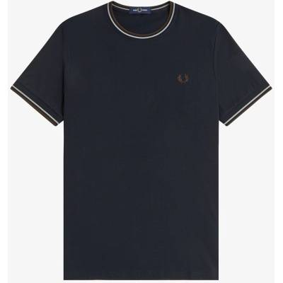 Fred Perry Тениска Fred Perry Twin Tipped T-Shirt - Navy 52A