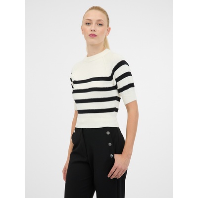 orsay Дамски кремав пуловер с къс ръкав ORSAY Orsay | Byal | ЖЕНИ | L