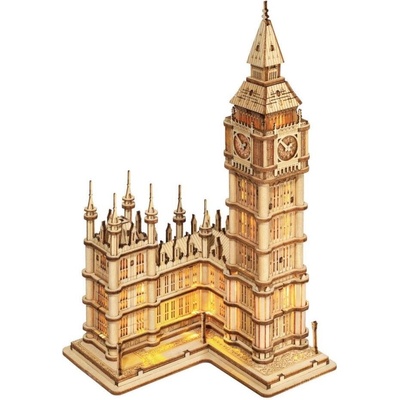 Manboxeo 3D drevená Svietiace Big Ben (13720)