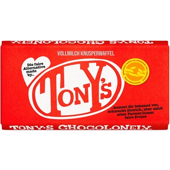Tony's Chocolonely Vollmilch Knusperwaffel 180 g