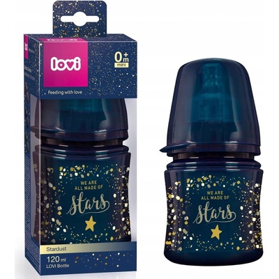 LOVI lahev Stardust modrá 120ml