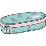 ST.RIGHT Овален ученически несесер St. Right Grey Rabbits - С 1 цип (PC01)