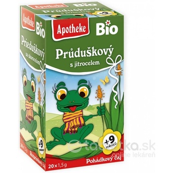 Apotheke rozprávka Prieduškový so skorocelom Bio 20 x 1,5 g