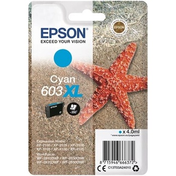 Epson 4LB Singlepack Cyan 603XL мастило (C13T03A24010)