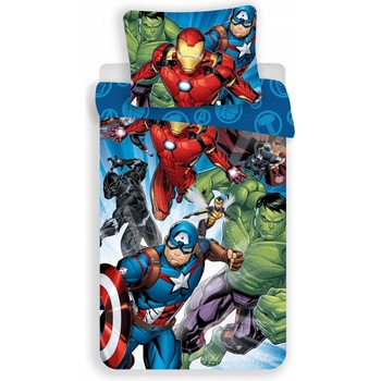 Jerry Fabrics obliečky bavlna Avengers 02 140x200 70x90