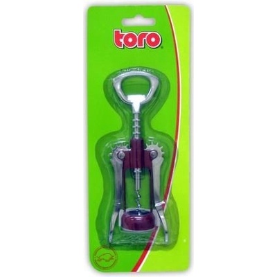 Toro Vývrtka červená lakovaná s křídly, 17cm 260054