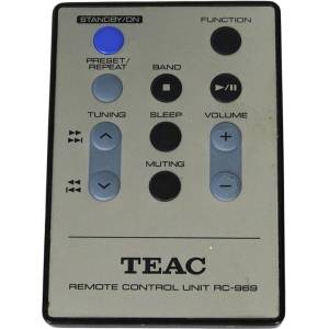 съвместим TEAC RC-969 - съвместимо дистанционно управление на марката General (RC-969) Дистанционно