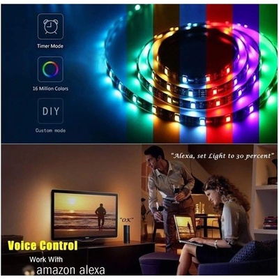 Smart 12V 48LED/m IP65 24W RGBW Woox R5093 5m WiFi Tuya
