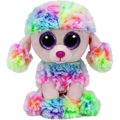 TY Toys Плюшена играчка TY Toys Beanie Boos - Пудел Poofie, шарен, 15 cm (TY37223)