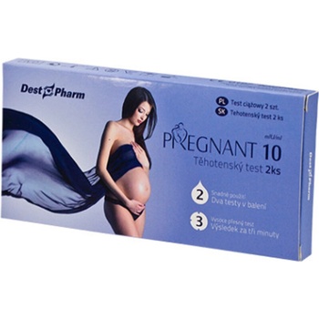 Pregnant 10 tehotenský test 2 ks