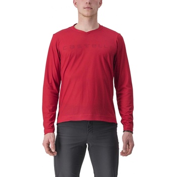 Castelli Trail Tech LS Tee 2 Dark-Red