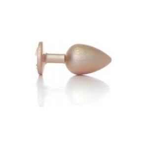Boss of Toys Plug-Jewellery Pearl Gold PLUG- Clear L