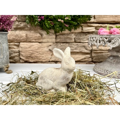 Velikonoční dekorace Zajíček výška x délka x šířka 13 x 9 x 7 cm – Zboží Dáma
