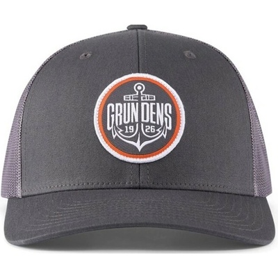 Grundéns Logo Anchor Trucker Charcoal