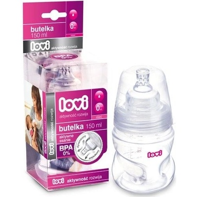 LOVI láhev Diamond Glass Retro Girl 150ml