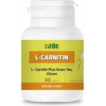 Virde L-Carnitin + zelený čaj + chrom 60 tablet