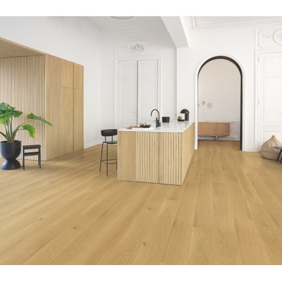 QuickStep Трислоен паркет Quickstep №6029 Дъб Кожа мат 4V (6029)