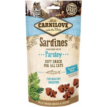 Carnilove Cat Semi Moist Snack Sardines enriched with Parsley 50 g