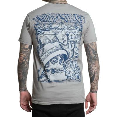 SULLEN мъжка тениска sullen - premium - uriel martinez - scm5826_сиво