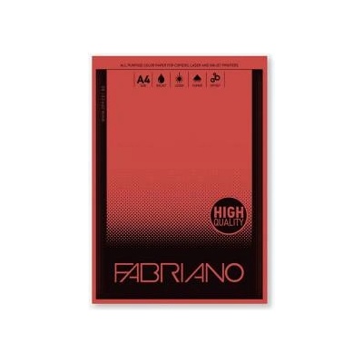 Fabriano Копирна хартия Fabriano Copy Tinta, A4, 80 g/m2, 50 листа, 103 m, Гладка повърхност, Червена, office1_1535100010