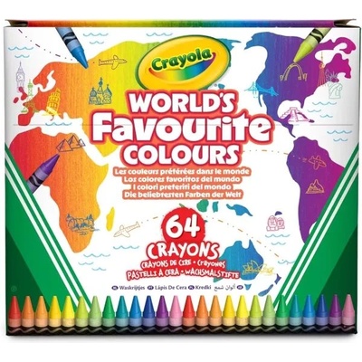 Crayola Crayola: любимите цветове на света пастели - 64 бр (52-1552)
