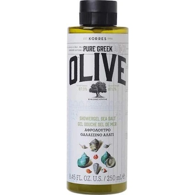 Korres Pure Greek Olive sprchový gel s vůní mořské soli 250 ml