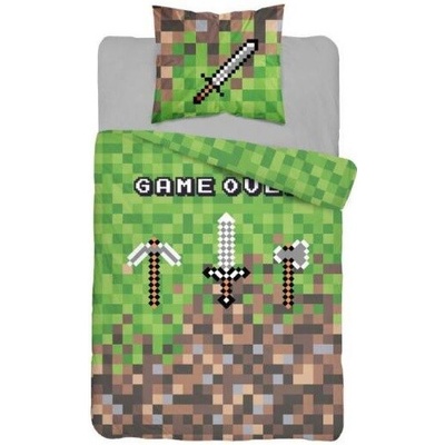 Detexpol obliečky Minecraft 3866A Bavlna 70x90 140x200