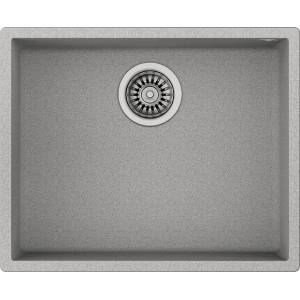 Teka Подплотова гранитна мивка за шкаф 60 см Square 50.40 TG КАМЕННОСИВА (М.1027.КС) - bay Мивка за вграждане