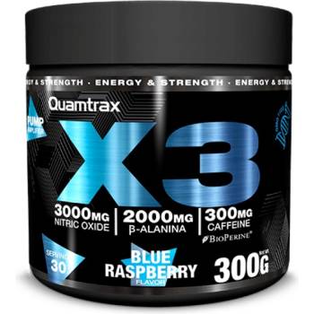 Image 1 of Quamtrax X3 | Black Series Pre-Workout [300 грама] Синя малина