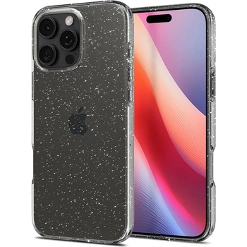 Spigen iPhone 16 Pro SPIGEN LIQUID CRYSTAL GLITTER Силиконов удароустойчив, слюден прах, полупрозрачен ACS08113 (ACS08113)