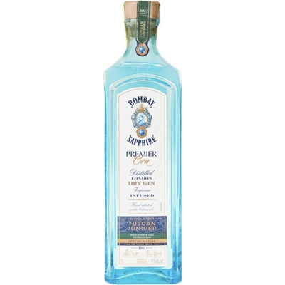 Bombay Sapphire Premier Cru Tuscan Juniper 47% 1 l (holá láhev)