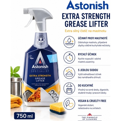 Astonish Specializovaný extra silný sprej na odmaštění 750 ml – Zboží Dáma