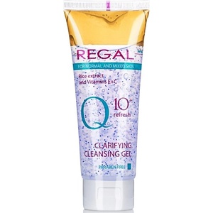 Regal Q10+ Измивен гел за лице Refresh, 100 ml