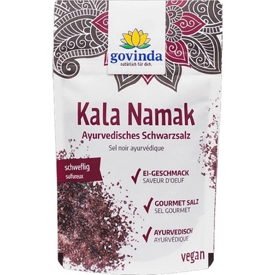 Govinda Ayurvedic Black Salt ajurvédska čierna soľ Kala Namak 150 g