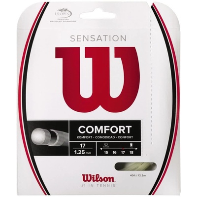Wilson Sensation 1.25mm Tennis String - Clear