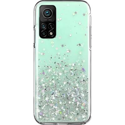 Pouzdro WOZINSKY Glitter Star Xiaomi Mi 11 zelené