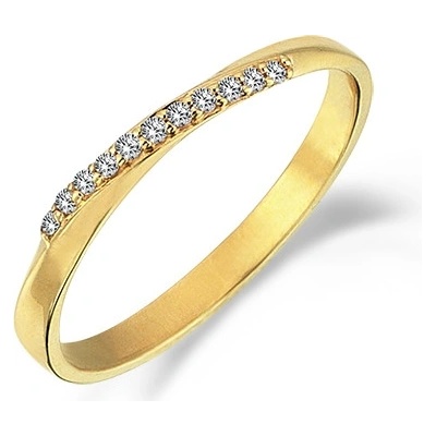 Lillian Vassago Zlatý prsten zdobený zirkony LLV98 GR076Y