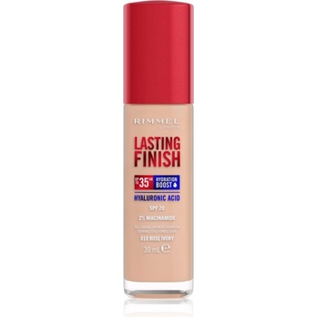 Image 1 of Rimmel Lasting Finish 35H Hydration Boost хидратиращ фон дьо тен SPF 20 цвят 010 Rose Ivory 30ml