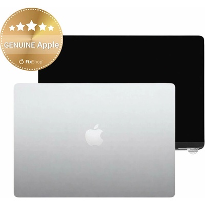 LCD displej pre MacBook Air 13", A3113 (2024), s predným sklom a krytom, Silver, 661-40279, Genuine Apple, Silver