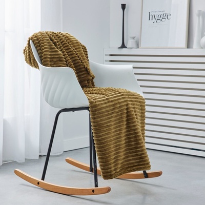 Today pléd Ribbed Bronze 150x200